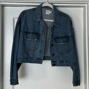 Princess Polly Cropped Denim Jacket